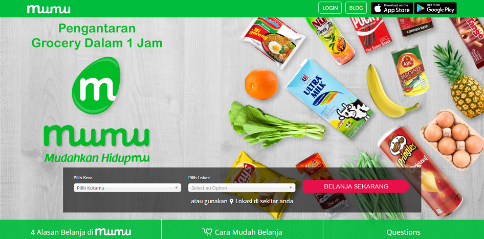 grocery online Indonesia